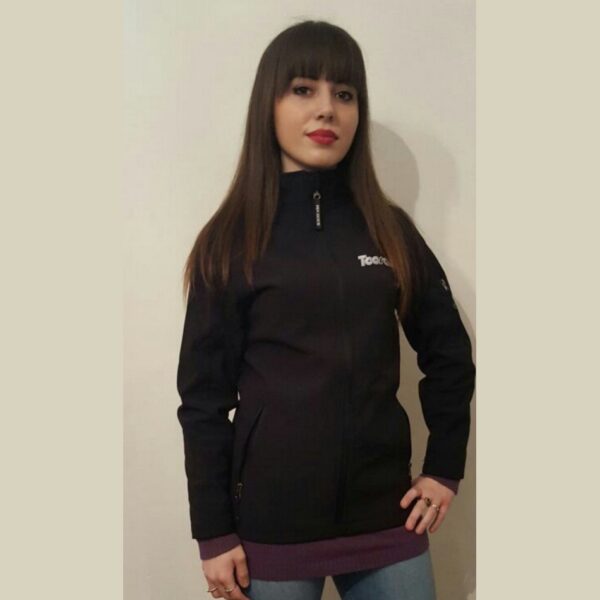 Softshell black for free time